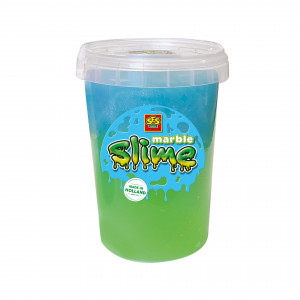 Slime pentru copii verde si albastru 200 gr - Img 1