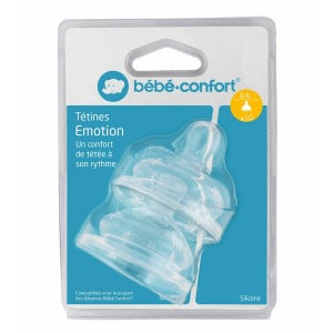 Bebe Confort Set 2 Tetine Silicon GL EMOTION S0 0-6L - Img 2