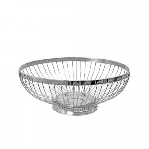 Cos oval pentru servire, inox, 29x20cm - Zokura - Img 1