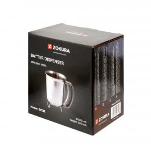 Dozator pentru sos si aluat, inox, 900ml - Zokura - Img 3