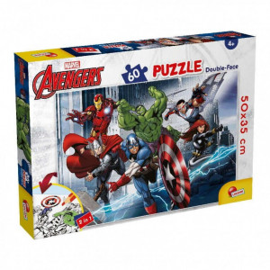 Puzzle de colorat - Avengers (60 de piese) - Img 1