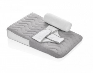 Salteluta pozitionator pentru bebelusi BabyJem Reflux Pillow (Culoare: Gri)