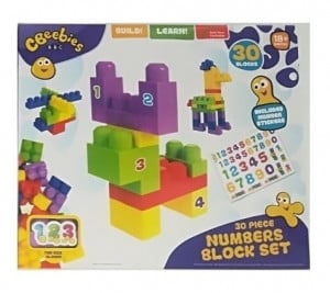 Set de Construit CBEEBIES Invata numerele 30 piese