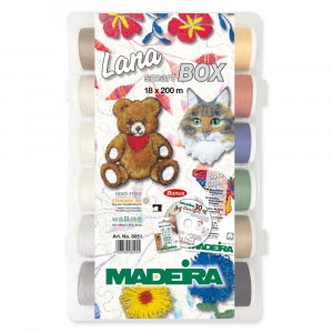 Smartbox 18 papiote ata de brodat Lana No.12 Madeira 8051