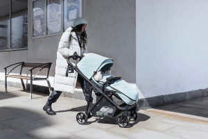 Thule Footmuff - Sac de dormit pentru copil, culoare Grey Melanj - Img 4