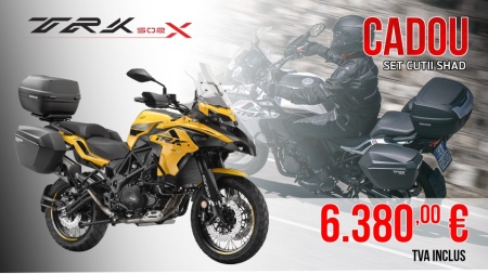 Benelli TRK 502 X ABS PROMOTIE CUTII DE BAGAJE CADOU