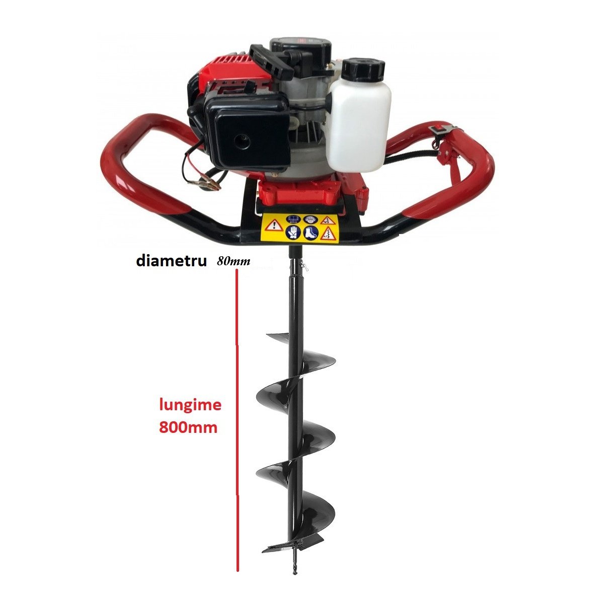 Motoforeza De Pamant 2 5 Cp Motor 2 Timpi Burgiu De 80mm Verke V90041 – specificații, utilizare și recomandări (ghid HomePC)