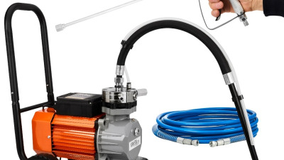 Pompa Profesionala De Zugravit Vopsit Airless Electrica Cu Piston 3 – specificații, utilizare și recomandări (ghid HomePC)