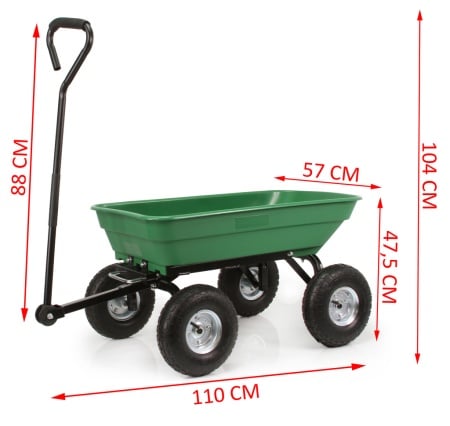 Cărucior pliabil de transport, capacitate 120Kg compozit MXM85265