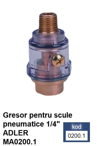 Gresor pentru scule pneumatice 1/4" ADLER MA0200.1