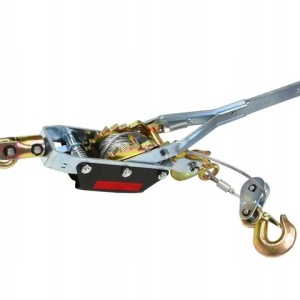 ⚙️ Troliu manual 4 tone cu cablu – winch profesional cu două trepte de viteză, 2,5 m – model XM80741 – echipament profesional