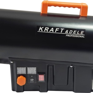 Aerotermă pe gaz LPG 45 kW KraftDele KD11706 cu termostat și afișaj digital, pentru încălzirea spațiilor medii și mari - Img 4