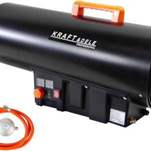 Aerotermă pe gaz LPG 60 kW KraftDele KD11702 cu termostat și afișaj, pentru hale, ateliere, depozite și spații mari - Img 5