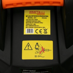 Aparat de spălat cu presiune CD447, 2000 W, presiune maximă 200 bar, cu lance și pistol - Img 10