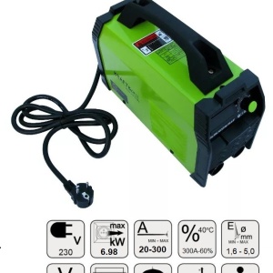 Aparat de sudura Invertor Afisaj electronic MMA 300A KraftDele KD1839 – echipament profesional, Kraft&Dele