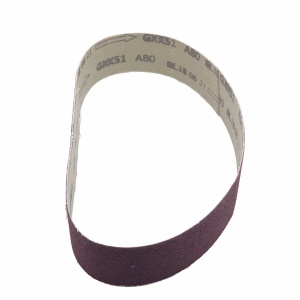 Bandă abrazivă continuă P80, 76x755 mm pentru slefuitor NR.978 - Img 1