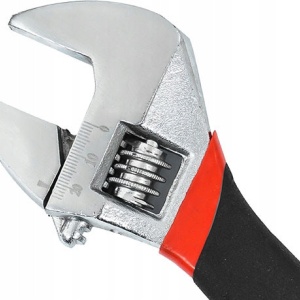 Cheie reglabilă din CR-V cu deschidere pana in 25mm cu maner ergonomic de lungime de 200mm - Img 4
