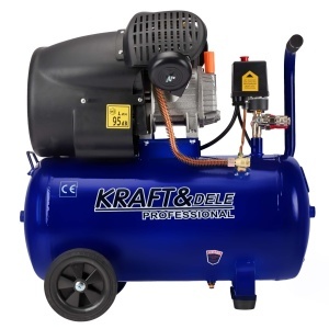 Compresor de aer cu ulei KraftDele KD4049, rezervor 50L, 3,5 kW, 380 l/min, 10 bar, pentru atelier, garaj și scule pneumatice - Img 5