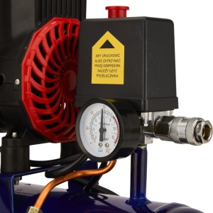 Compresor Fără Ulei 9L 1200W 155L/min – Compact, Silențios și Ușor de Transportat | KraftDele KD2127 - Img 9