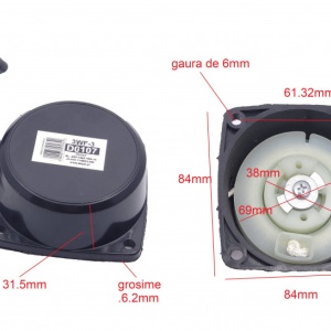 Demaror motor termic motocoasa 2/4 timpi 6.6 cm D0033 - Img 1