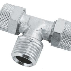 Fiting aer comprimat tip T exterior 1/4" imbinare furtun 6x4mm MA0193.50