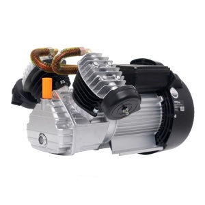Motor electric 3kW cu pompa compresor de aer 8bari cu 2 pistoane 47mm 50-100L debit 530l/min