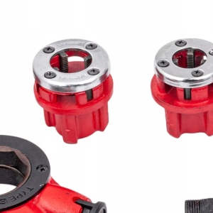 Set clupa filiera filetat manuala 5 piese 3/8"; 1/2"; 3/4"; 1"; 1 1/4" XM55810 – echipament profesional