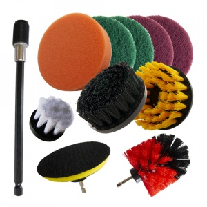 Set de perii curatare pentru bormasina 11 elemente 1/4 TA4200 Tagred - Img 1