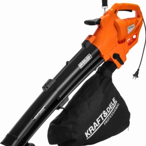 Suflantă electrică pentru frunze 3600W KraftDele KD5197, funcție aspirare și mărunțire 10:1, viteză reglabilă