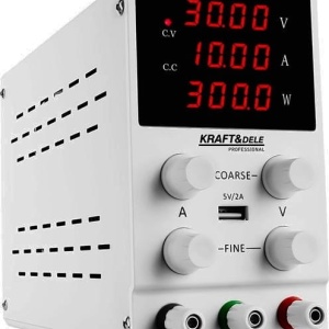 Sursă de laborator reglabilă XD5870 – 0-30V, 0-10A, Afișaj digital de precizie, Protecție scurtcircuit, Eficiență >85% - Img 6