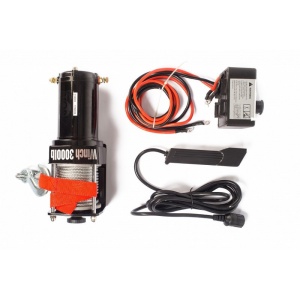 Troliu auto cu telecomanda pe fir 12V 3500LBS 1588 kg T-114353 TOR-Industries – echipament profesional, 12V