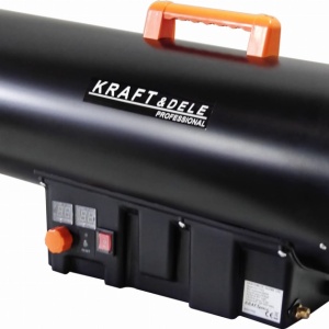 Aerotermă pe gaz LPG 60 kW KraftDele KD11702 cu termostat și afișaj, pentru hale, ateliere, depozite și spații mari - Img 2