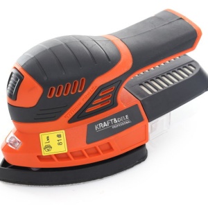 Aparat de slefuit cu microvibratie 18V X-SERIES KraftDele KD1768 + 2.0 Ah - Img 2