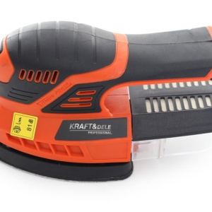 Aparat de slefuit cu microvibratie 18V X-SERIES KraftDele KD1768 + 2.0 Ah - Img 3