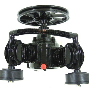 Cap compresor de aer cu 2 pistoane 1.5kW 120L/min KraftDele KD1401 – compresor de aer, 1.5kW, 120L, Kraft&Dele