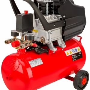 Compresor de aer cu ulei XD400, rezervor 24L, 8 bar, 133 l/min, motor 2,8 kW pentru garaj și atelier - Img 3