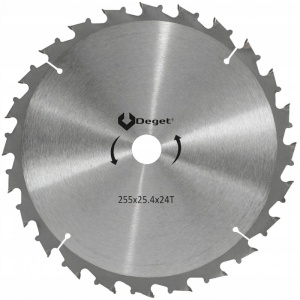 Disc de taiere pentru motocoasa tip C 255X25,4X24T V90152 DEGET – echipament profesional