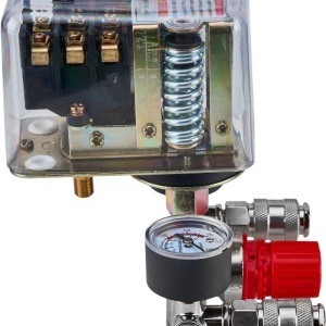 Presostat trifazat pentru compresor KraftDele KD2169 cu triplă conexiune, 2 manometre și 2 cuple rapide - Img 10