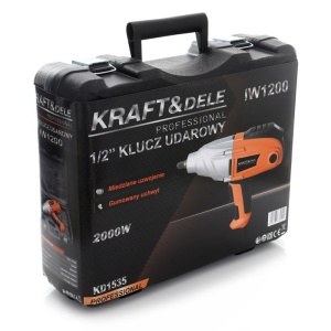 Resigilat Pistol Impact Reglare LCD 2000W 220V 150-800Nm KraftDele KD1535 - Img 3