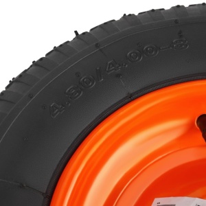 Roată pentru roabă 16 inch XD508 cu ax și piulițe, anvelopă 4.80/4.00-8, rulare lină pentru grădină și construcții - Img 10