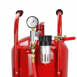 Sablator cu rezervor 76L Mar-Pol M80592, tip sifon, 4,3-7,5 bar, consum aer 400-700 l/min - Img 3