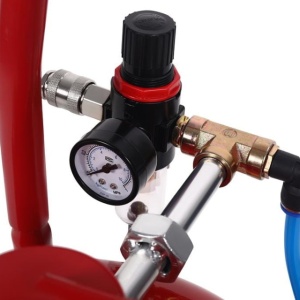 Sablator pneumatic 19L XD5879 – aparat de sablare cu furtun și suport mobil - Img 9