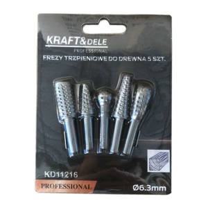 Set freze pentu lemn 5 elem KD11216 – echipament profesional, Kraft&Dele