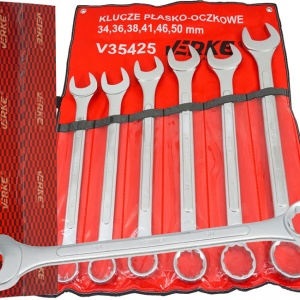 Set chei fixe si inelare combinate 6 piese 34-50mm V35425 Verke