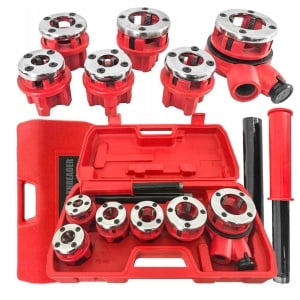 Set clupa filiera filetat manuala 6 piese 1/4"; 3/8"; 1/2"; 3/4"; 1"; 1 1/4" XM55820
