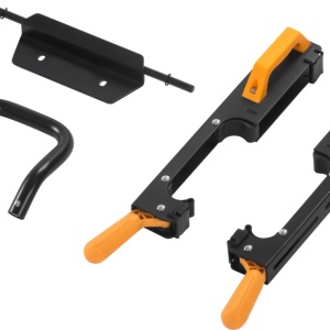 Suport profesional pentru ferăstrău staționar CD11873 – Extensibil 216 cm, Picioare pliabile, Role de ghidare și Roți de transport - Img 11