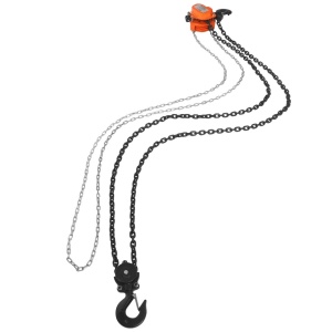 Troliu manual cu lanț KraftDele KD3501, capacitate 3T, înălțime de ridicare 3 m, pentru ridicare și coborâre sarcini grele - Img 4