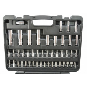 Trusa Scule Tubulare, Imbus, Clicheti, Torx 94 elemente V39065 Verke - Img 2
