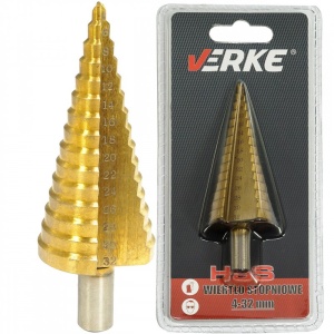 Burghiu conic 4-32mm HSS VERKE V05058 - Img 6