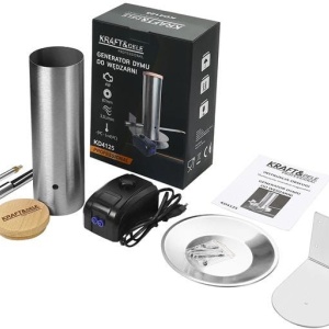 Generator de fum pentru afumătoare XD4125, inox, 230V, 4W, reglaj flux aer, pentru afumare uniformă - Img 3